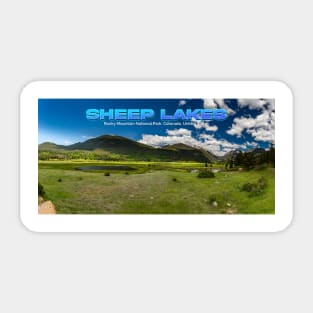 Sheep Lakes at Rocky Mountain National Park Sticker